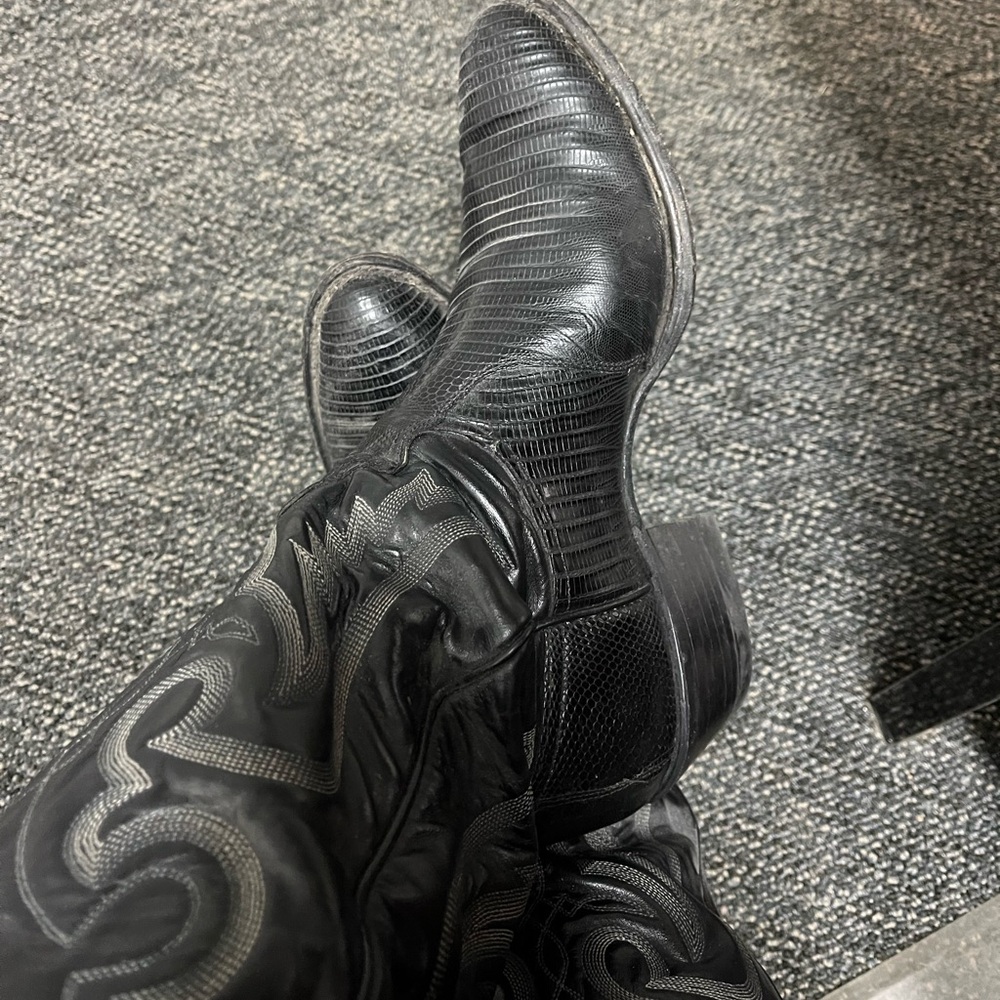 Tony Lama Tan Leather Western Boots